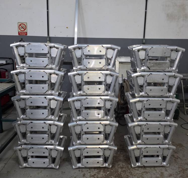 Conectores de alumínio para treliça box truss